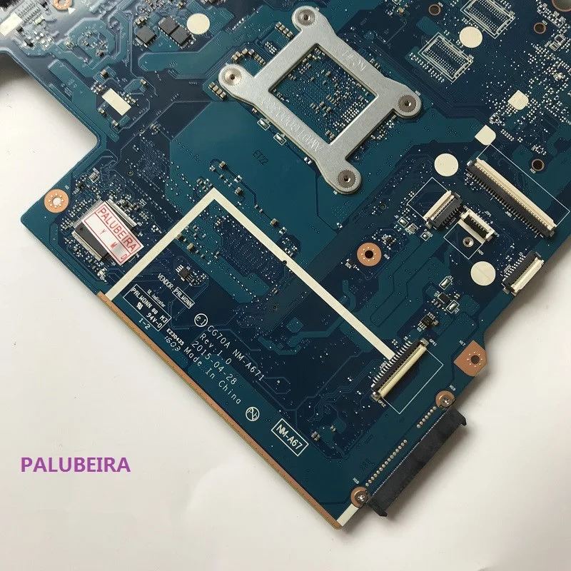 KEFU CG70A NM-A671 материнская плата для ноутбука lenovo G70-35 материнская плата с процессором материнская плата протестирована работа