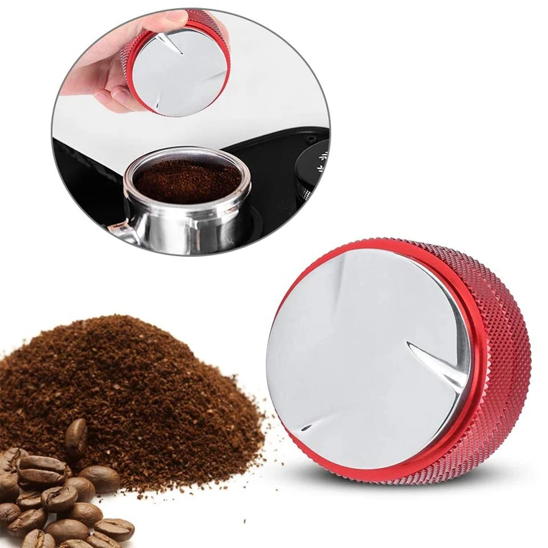 Нержавеющая сталь кофе тампер дистрибьютор регулируемая ручка порошок пресс