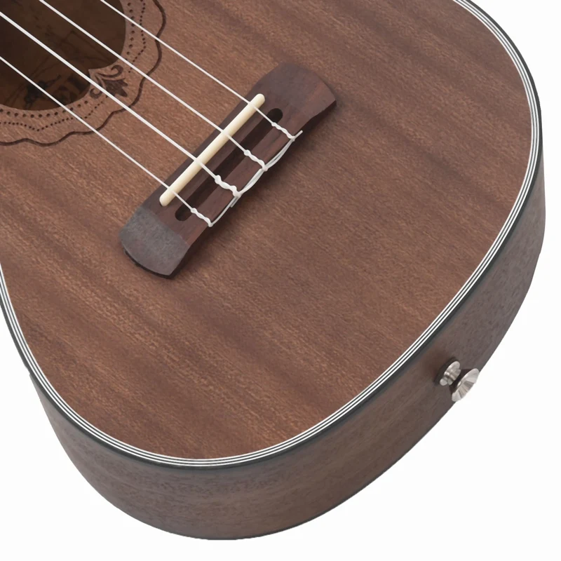 

Yael 23 Inch Concert Ukulele 4 String Hawaiian Mini Guitar Uku Coffee Acoustic Guitar Mahogany Rosewood