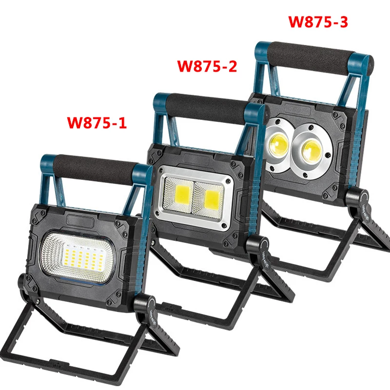 저렴한 휴대용 LED 손전등, USB 충전식 조정 가능한 캠핑 랜턴, 전원 디스플레이, 30W COB 작업등 내장 배터리 저렴한 휴대용 LED 손전등, USB 충전식 조정 가능한 캠핑 랜턴, 전원 디스플레이, 30W COB 작업등 내장 배터리