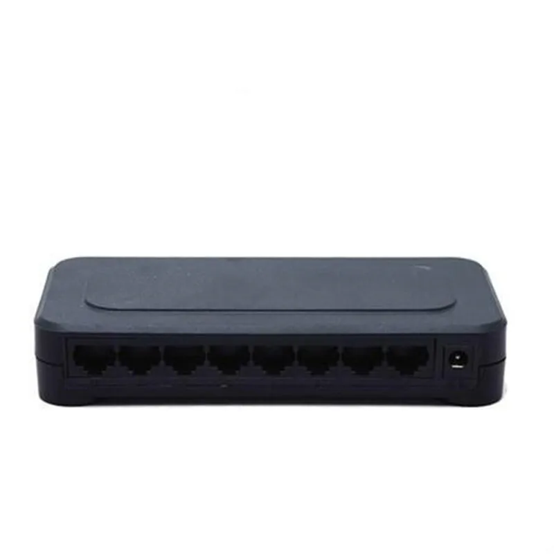 OEM 10 / 100 Мбит/с RJ45 8 портов быстрая стандартная вилка для США и ЕС адаптер 5 в