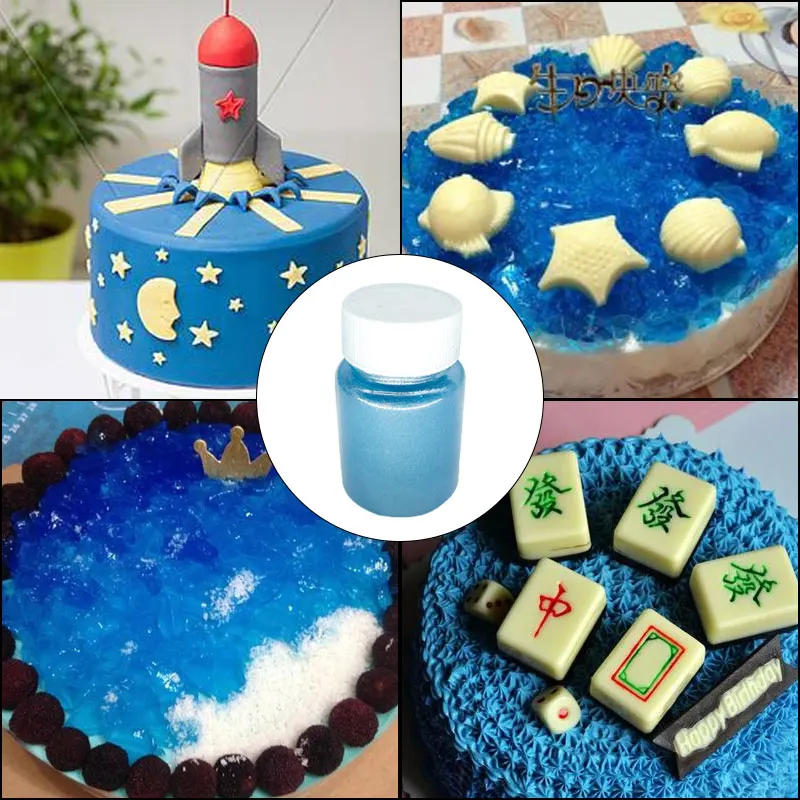 15 г съедобная Золотая пудра мусс торт помадка макарон украшение шоколада