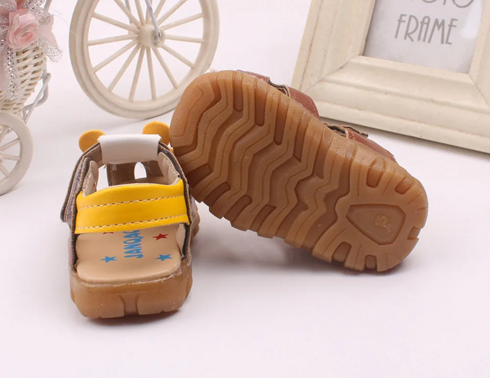 Сандалии с рисунками из мультфильмов подсветкой модные кроссовки детские летние