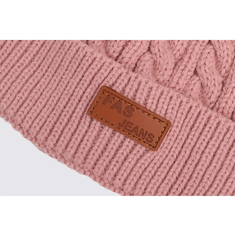 Reci&eacute;n Nacido gorra de invierno para beb&eacute; beb&eacute;s ni&ntilde;as sombrero de algod&oacute;n tejido lindo sombreros ni&ntilde;os calientes sombrero de Color s&oacute;lido gorros para ni&ntilde;os de 0-3 a&ntilde;os-4