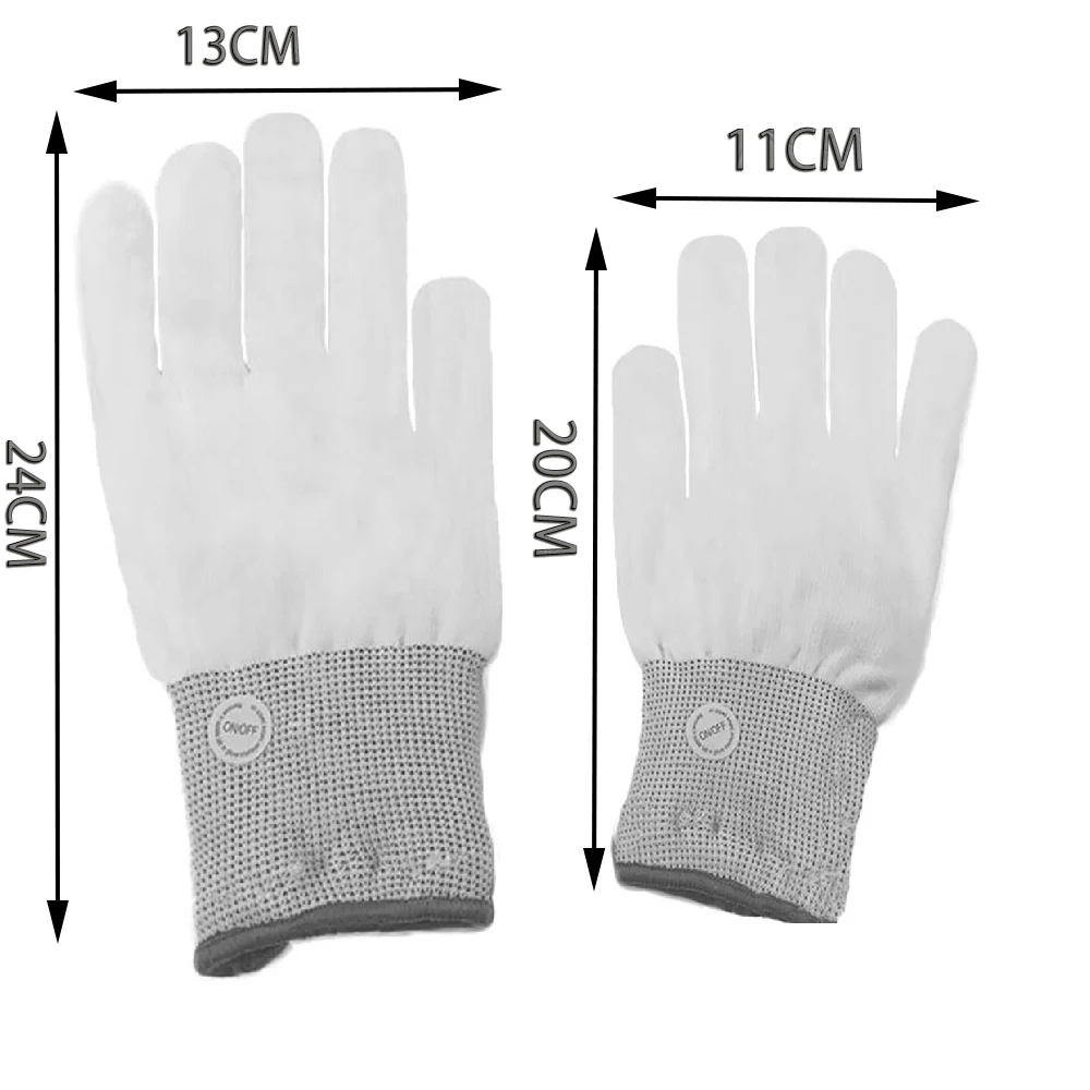 Перчатки с мигающими светодиодами RGB крутые веселые игрушки перчатки для подарка