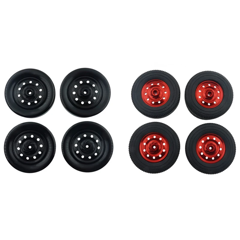 

4 шт. Набор шин с металлическим ободом для WPL D12 1/10 RC грузовик автомобиль DIY обновленные запасные части Аксессуары