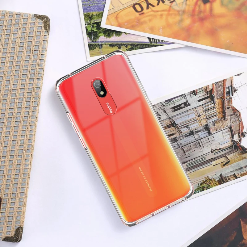 3 в 1 Мягкий ТПУ прозрачный жесткий чехол для Redmi Note 8 Pro 8A | Мобильные телефоны и
