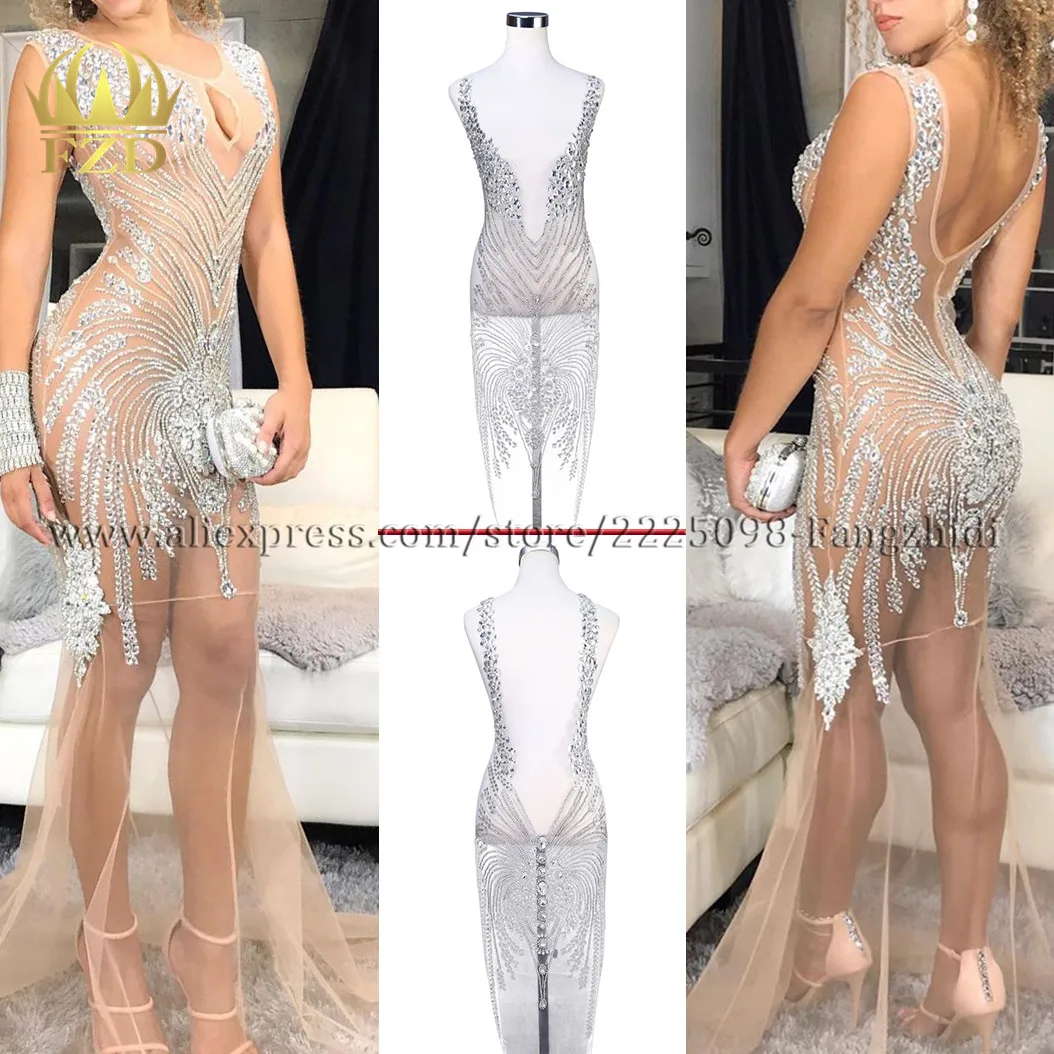 FZD 1 комплект нашивки с кристаллами спереди и сзади Свадебная аппликация боди