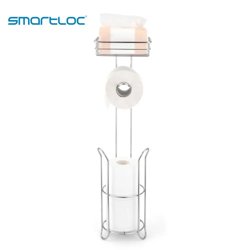 IRON HIC-1128C Smartloc подставка для туалетной бумаги из нержавеющей стали, держатель для рулонов, кухонная стойка для салфеток, органайзер для хранения полотенец для дома, Полка для полотенец, туалет, ванная комната - Цвет: IRON HIC-1128C