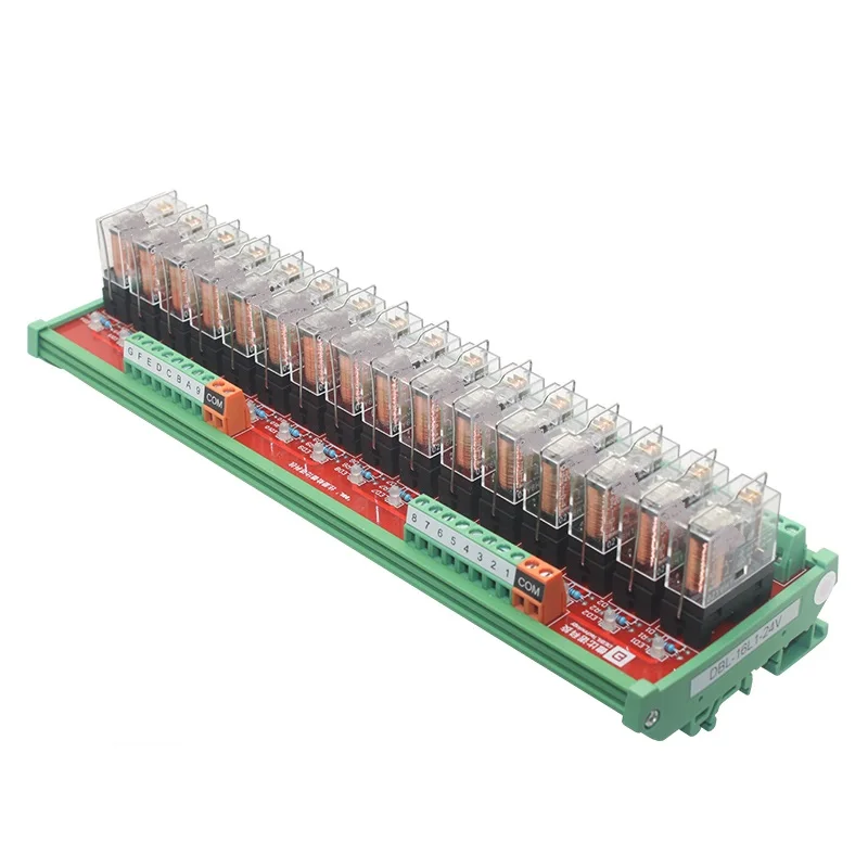 

16-way relay module control board PLC amplifier board relay module 16L1-24V 12V 5V