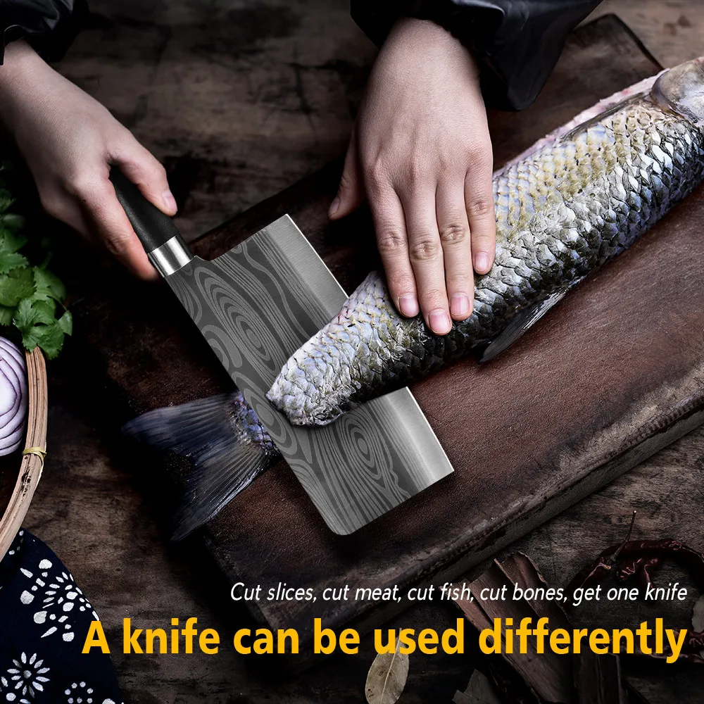 Кухонные ножи из дамасской вены 3CR1 4 шеф-нож нержавеющей стали искусственный нож