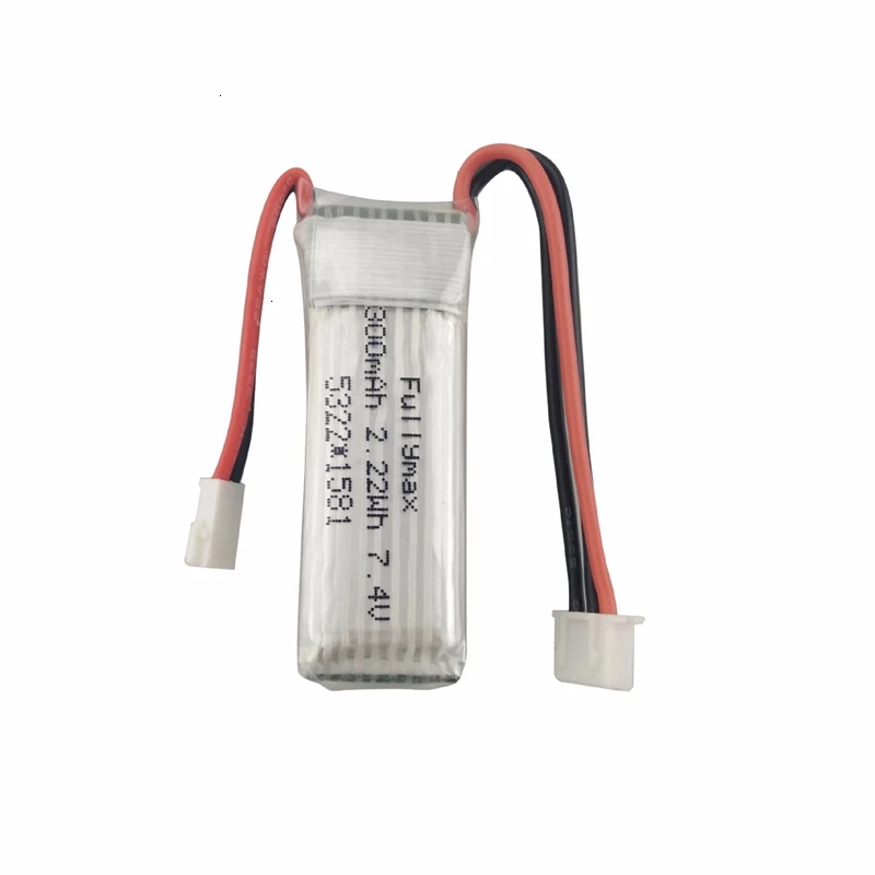 7 4 V 300mAh Li-Po батарея для WLtoys F959 RC вертолетов Запасные части XK DHC-2 A600 A700 A800 A430 2.22Wh v