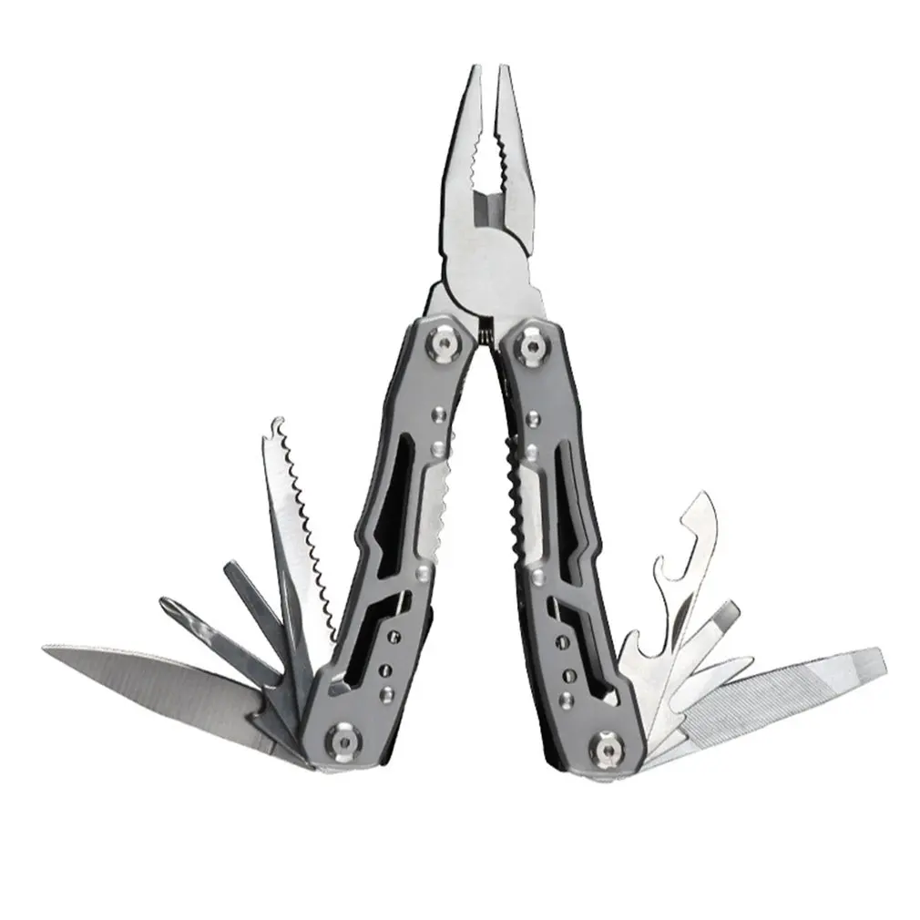 

Multifunction Stainless Steel Multi-tool Pocket Knife Pliers Folding Pliers Mini Portable Folding Pliers T4025 Multifunctional