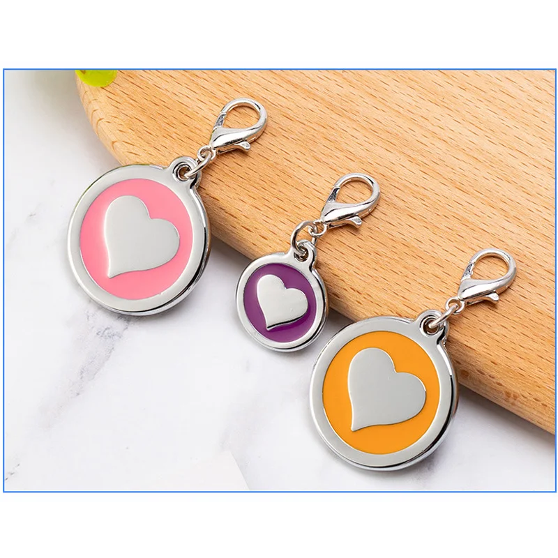 Персонализированные Бирки Для домашних животных 25 мм с гравировкой жетоны для