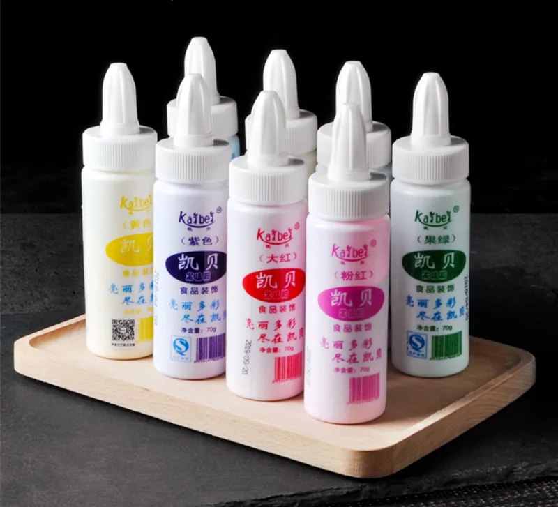 Новый пищевой цвет фруктовый порошок помадка для торта макарон десерт наклейки