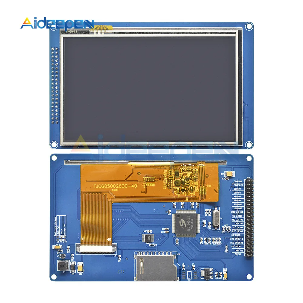 Сенсорный экран 5 0 дюйма 800x480 TFT ЖК-дисплей сенсорная панель + SSD1963 для 51/ AVR/ STM32 800*480