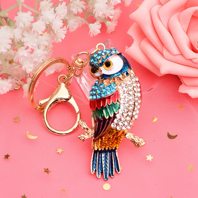 Брелок для ключей из страз 5D сделай сам модная женская сумка девушек брелок