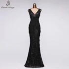Блестящее вечернее платье в новом стиле, вечернее платье-русалка, Элегантное Длинное платье, красивое платье для вечеринки