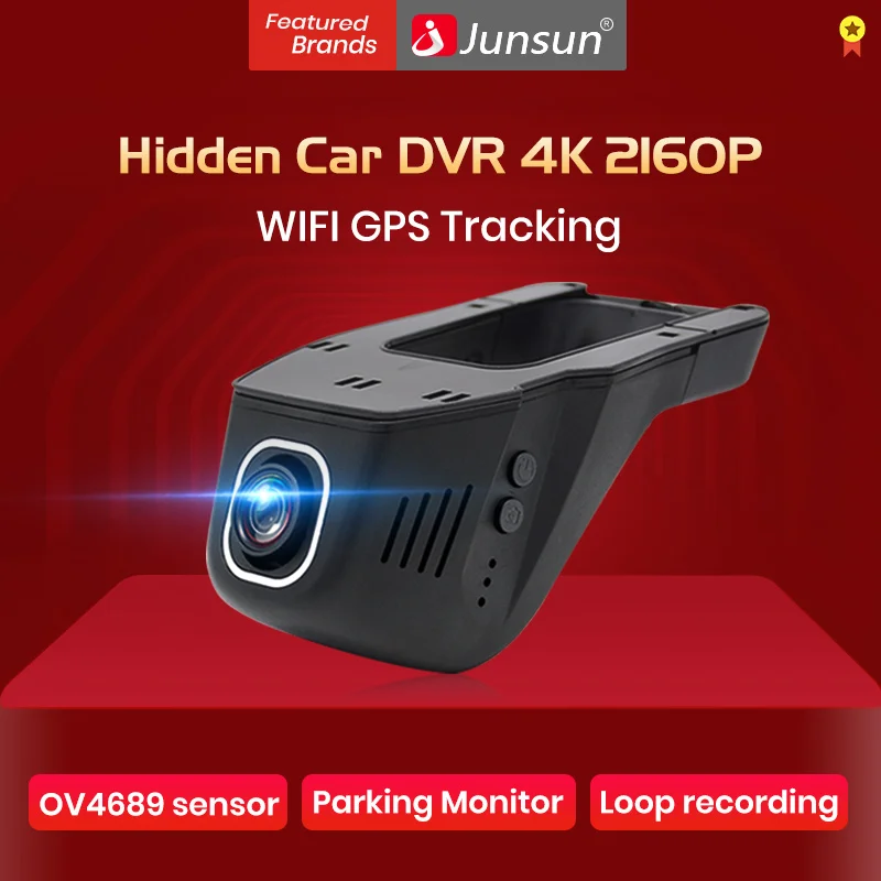 Junsun видеорегистратор WIFI регистратор Car DVR видеорегистраторы автомобильные Novatek
