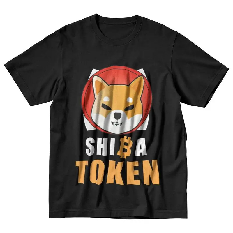 

Футболка мужская с принтом Шиба-ину, Токен, криптовалюты, криптовалюты