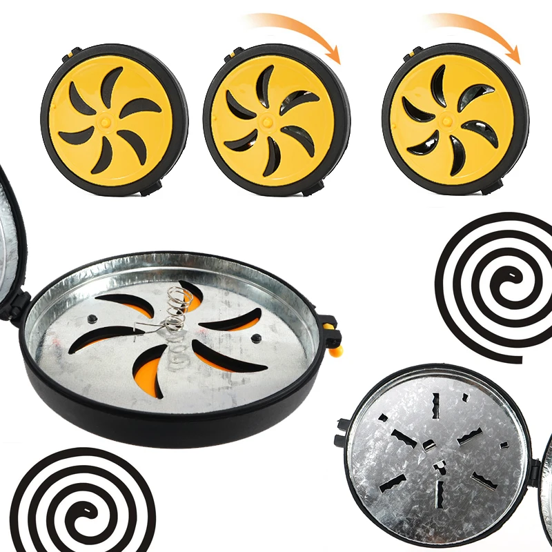 

Outdoor Fishing Mosquito Repellent Fireproof Mosquito Coil Holder Stylish Beautiful Durable Mosquito Coil Box Outdoor Supplies