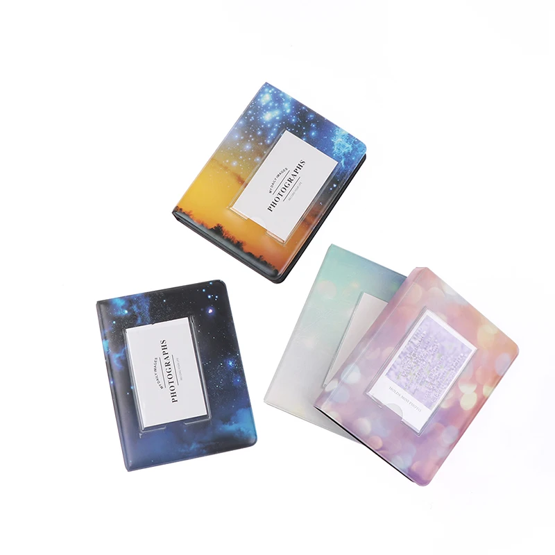 Альбом для фотографий 64 кармана 3 дюйма держатель именных карт Instax Mini Fuji | Фотоальбомы -1005001967598598