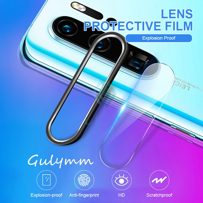 Защитная крышка для задней камеры Huawei P30 P20 Mate 20 30 Pro металлическая защитная