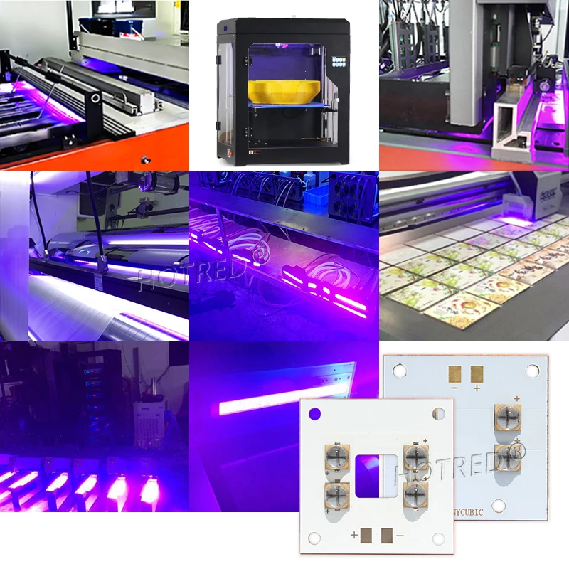 УФ светодиодный 3D-принтер 40 Вт модуль отверждения лампы детали