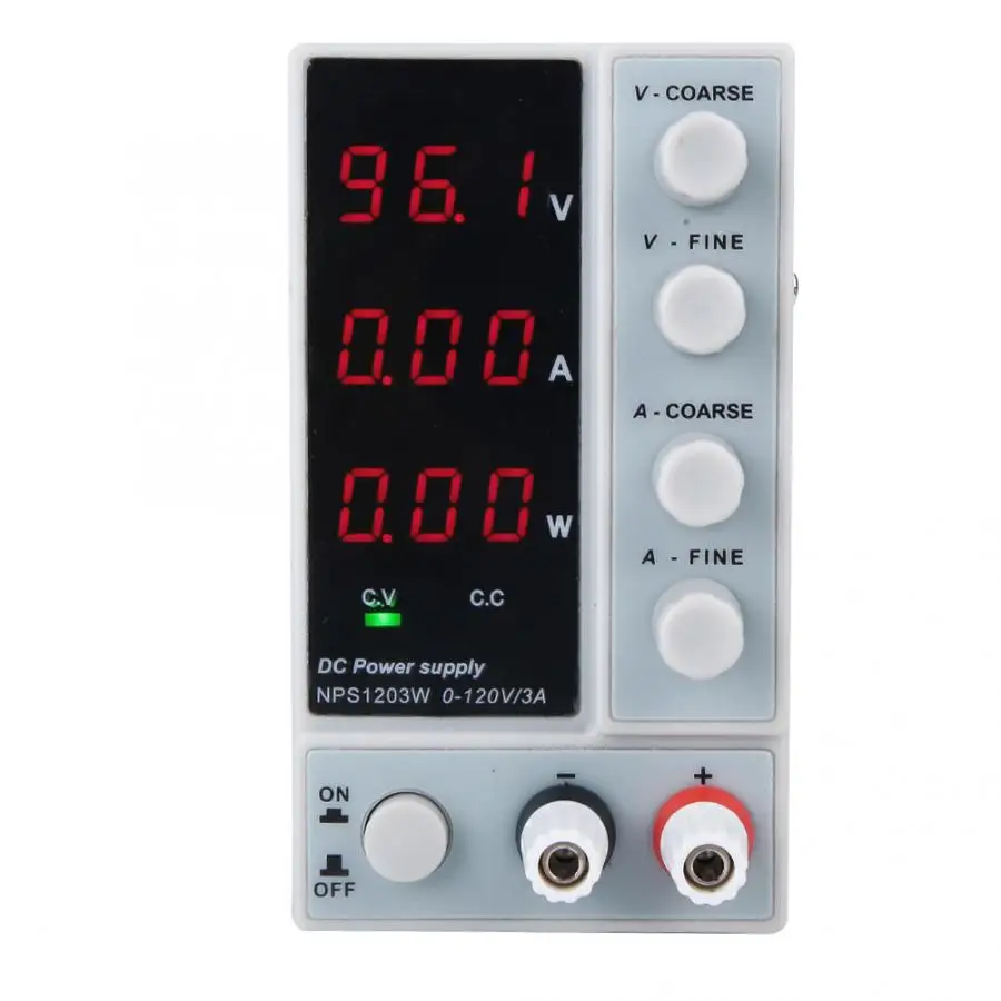 Источник питания постоянного тока с 3 значным дисплеем Регулируемый импульсный