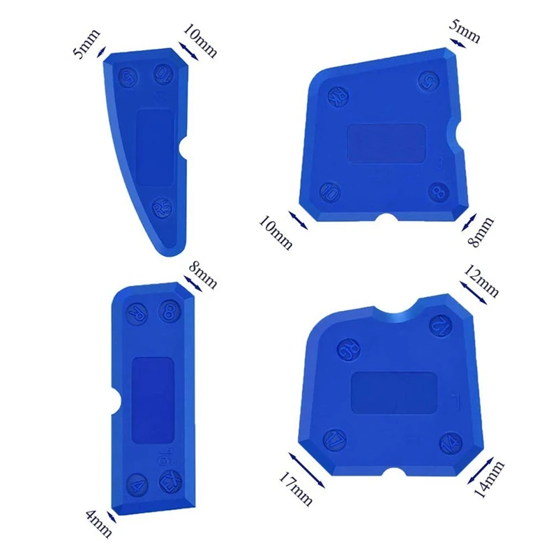 

8Pcs Grout Remover Tool Silicone Sealant Tool Sturdy Angled Grout Scraping Rake Tool for Tile Cleaning