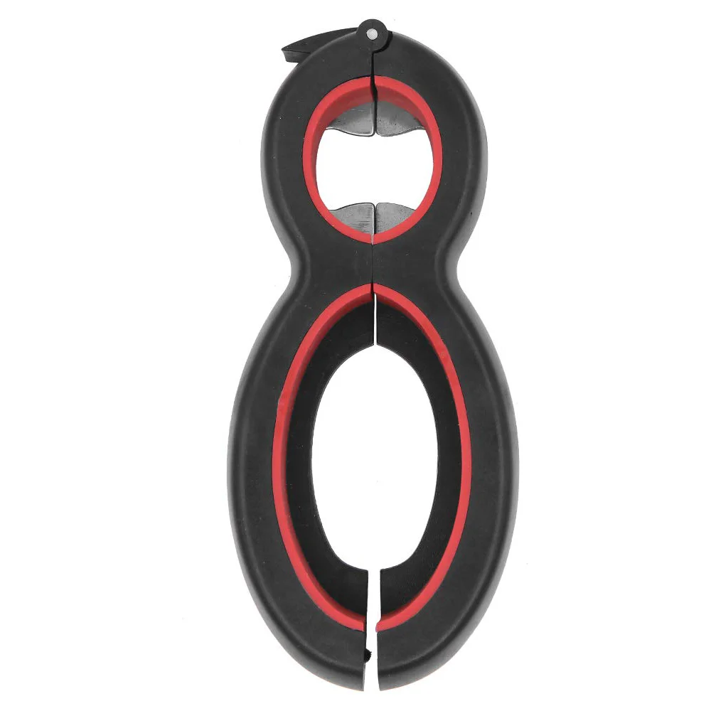 Прочный крепкий нержавеющая сталь 6 в 1 консервный нож открывалка для бутылок