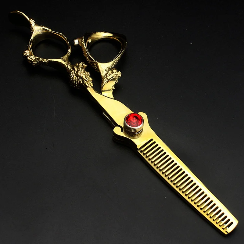 

5.5/6 Inch Hairdressing Barber Scissors Professional Barbershop Scissors 440C Haircut Salon Cutting Shears Set Thinning