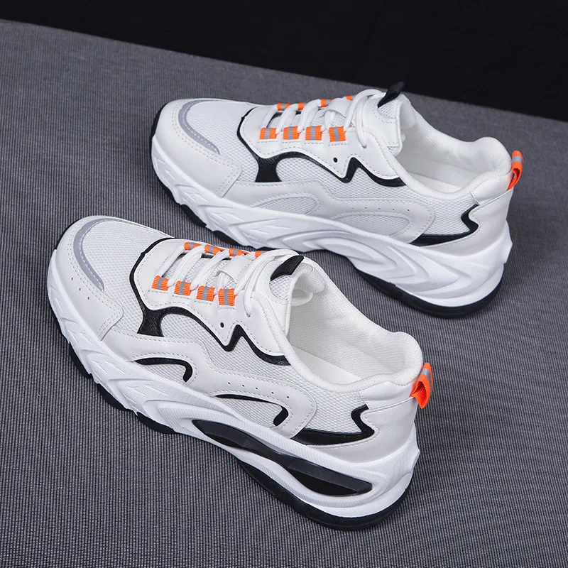 

Breathable Daddy Shoes Women Students Korean Lace-Up Sports Shoes All-match Trend Women In The Running Street Shooting Sneakers
