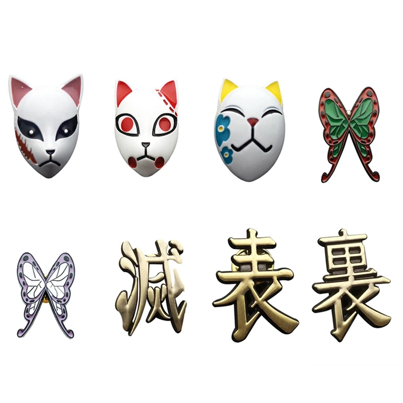 Эмалевая Булавка С блестком призрака брошь на пуговицах в стиле аниме