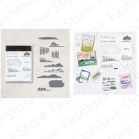 horizons suite metal cutting dies and clear stamps for scrapbooking card album photo making crafts stencil 2022 new arrival