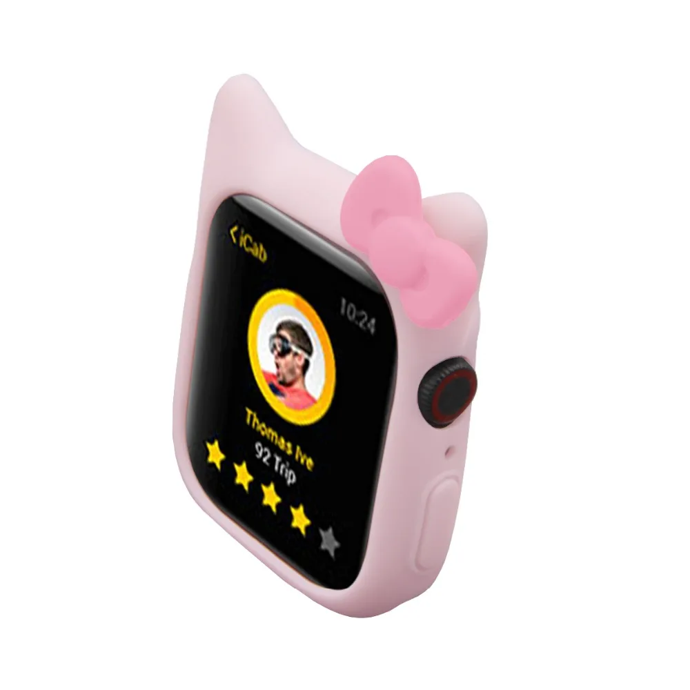 Чехол Serilabee KIT TY CAT для apple watch 4 5/3/2/1 40 мм 44 мм милый защитный силиконовый чехол s для iwatch series 4 5/3/2/1