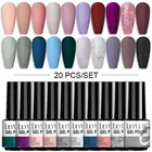 Полуперманентный Гибридный Гель-лак LILYCUTE 7 мл, матовое базовое и топовое покрытие, удаляемый замачиванием УФ светодиодный Гель-лак для ногтей