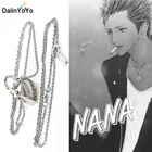 2 шт.компл. аниме ИИ Ядзава Бана любимый ключ и замок модный металлический кулон аксессуары для косплея ожерелья грязный подарок