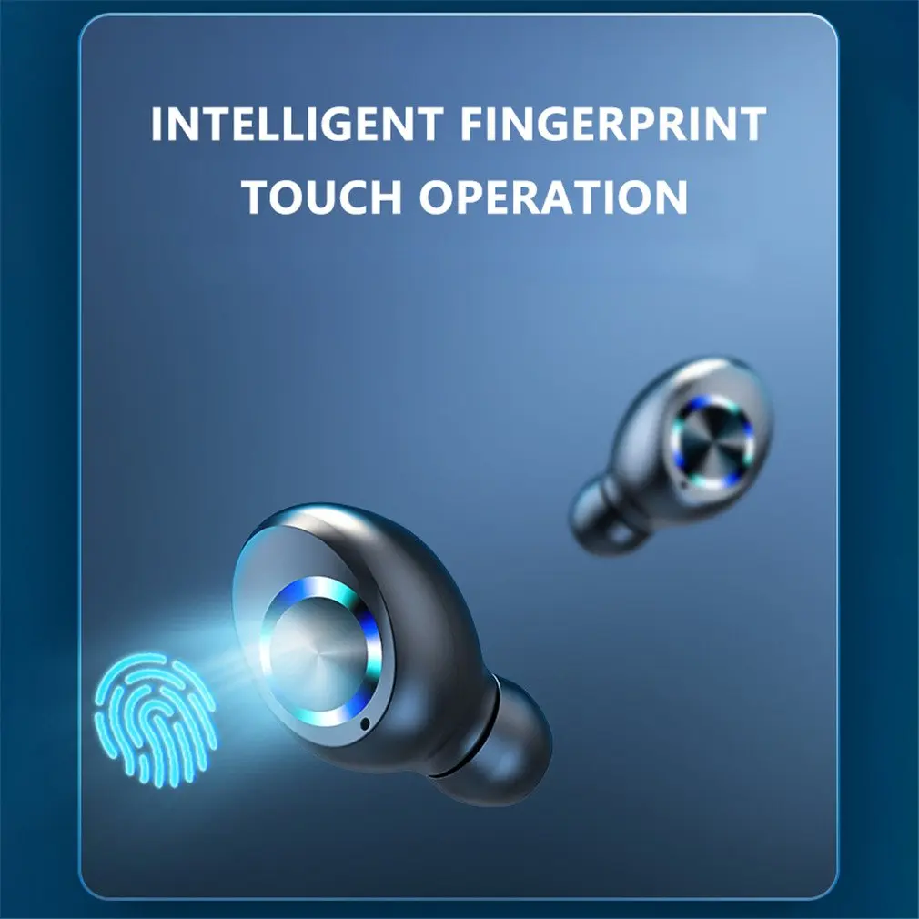Спортивные Bluetooth наушники беспроводные с сенсорным управлением 1200 мАч|Наушники и