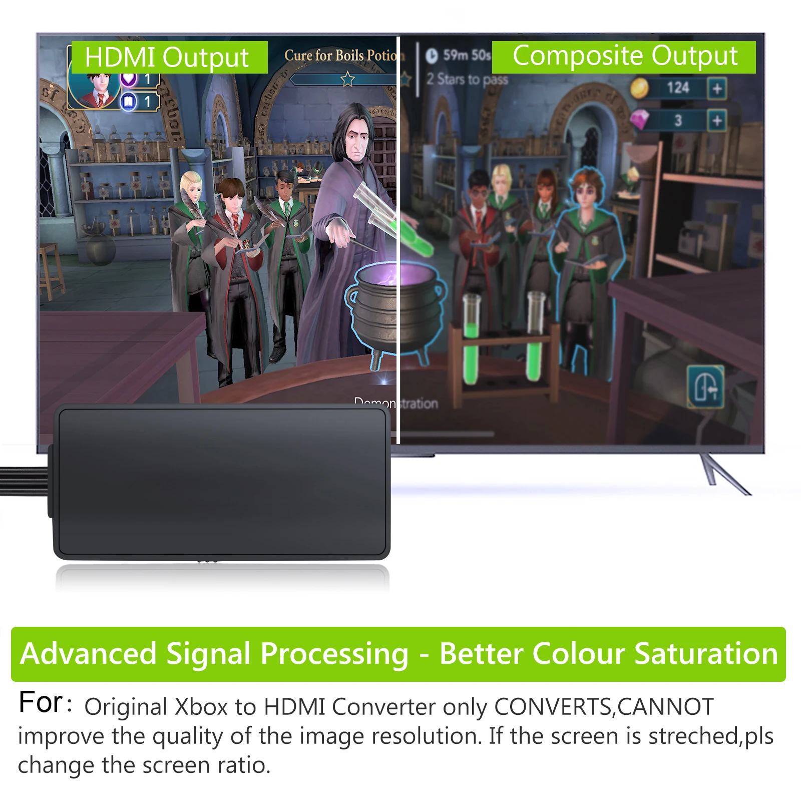 ESYNiC для оригинального Xbox в HDMI конвертер адаптер с HD Link кабель Поддержка 1080P 720P