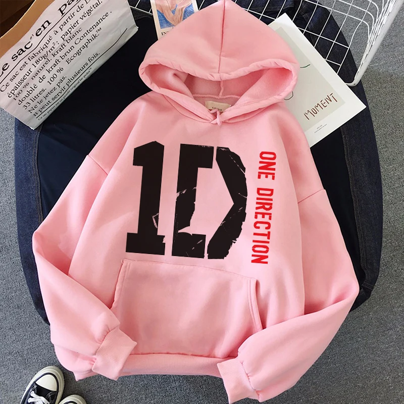 

One Direction Cartoon Cute Print Hoodie Harajuku Aesthetic Pullover Hoodies Women Autumn Winter Streetwear Sudaderas Sweatshirt