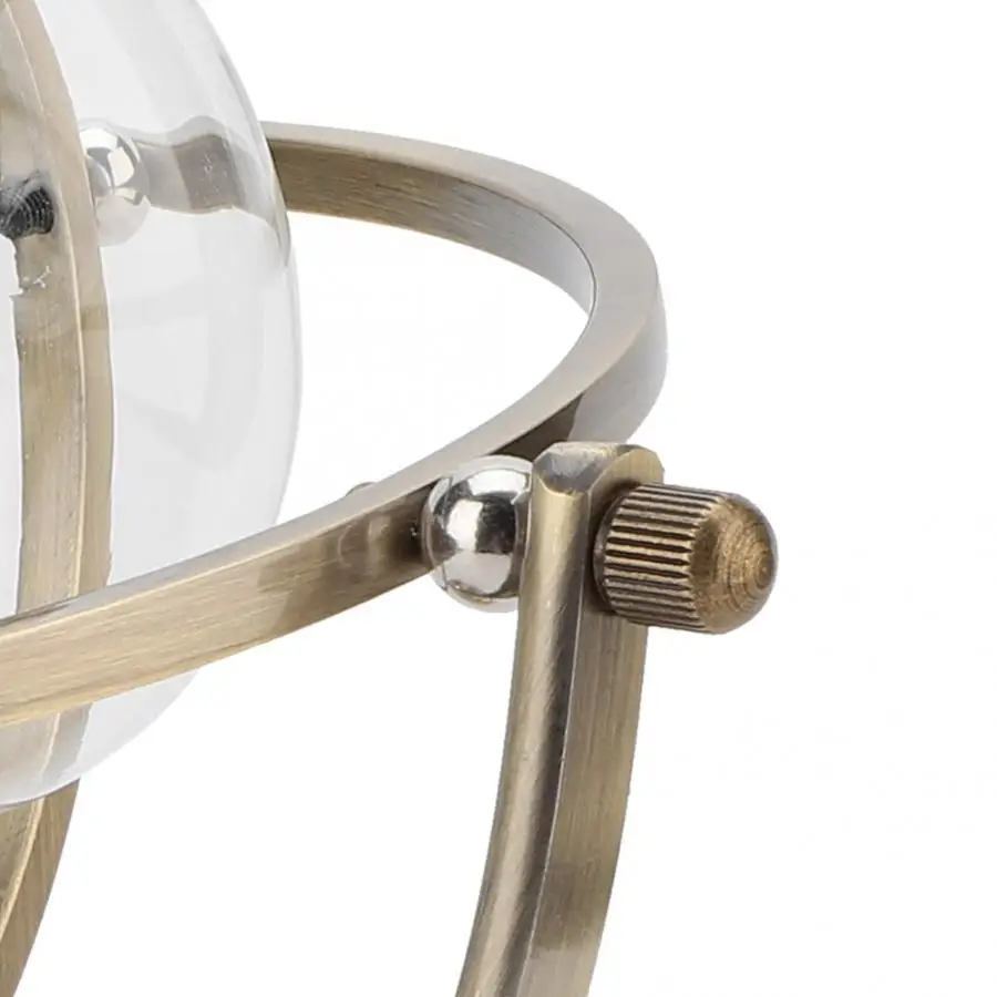 Песочный таймер на 15 минут вращающийся стеклянный песочный час металлический 60