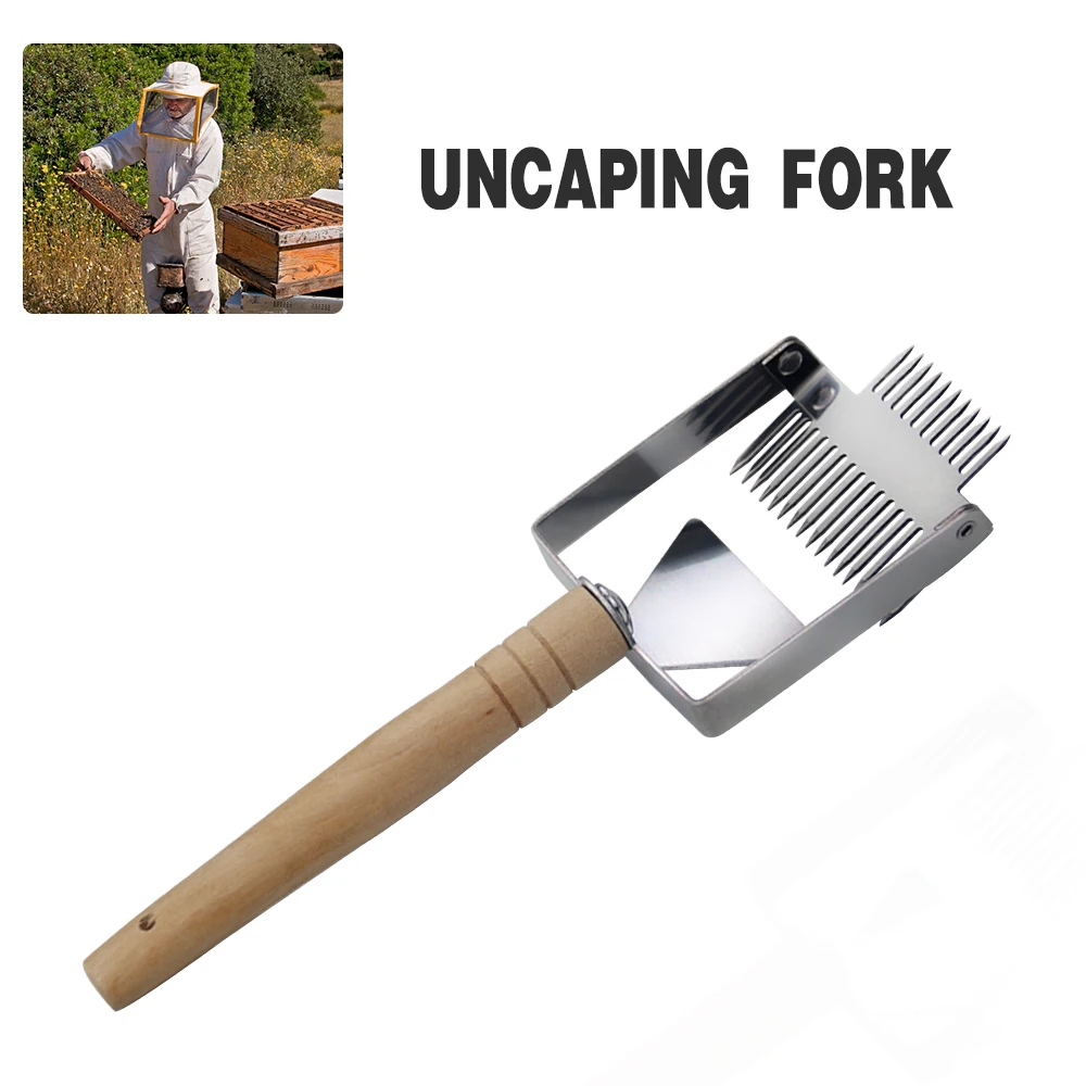 Пчеловодческий нож двухсторонний вилка ползуна 17 Pin инструмент для улей скребок