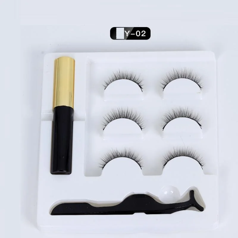 Магнитная искусственная cils жидкость для ресниц подводка глаз maquillaje накладные