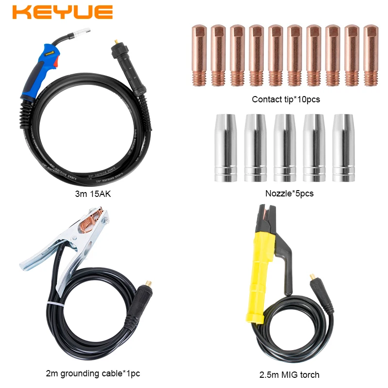 KEYUE MIG 200 DC 220 в 5 кг проволочный газ без газа самозащищенный инвертор сварочный