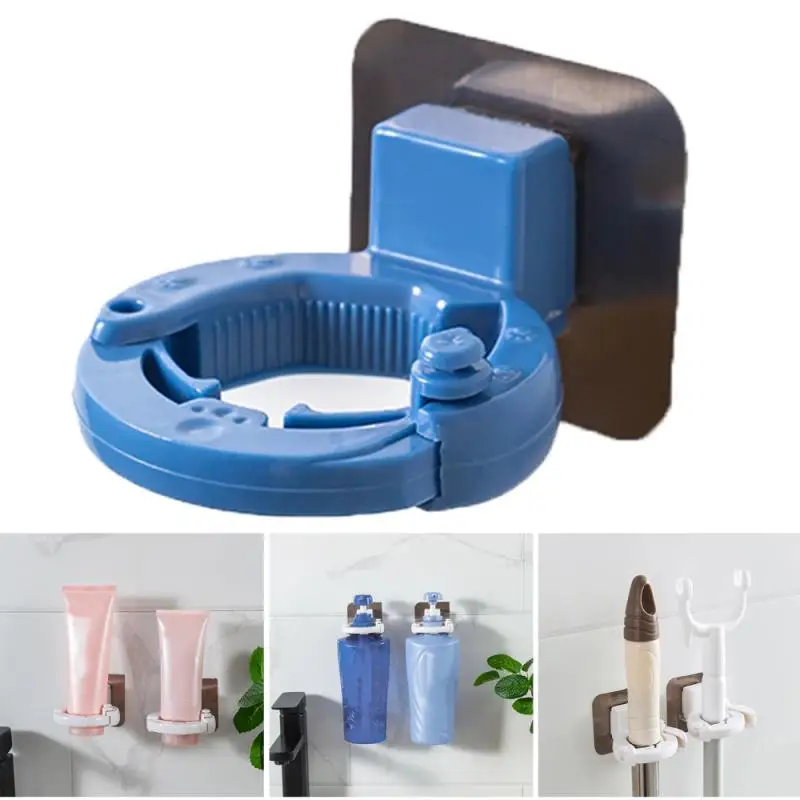 Wall Mounted Self-Adhesive Shampoo Bottle Shelf Liquid Soap Shower Gel Organizer Hook Holder Shelves Hanger Bathroom Accessories | Дом и сад