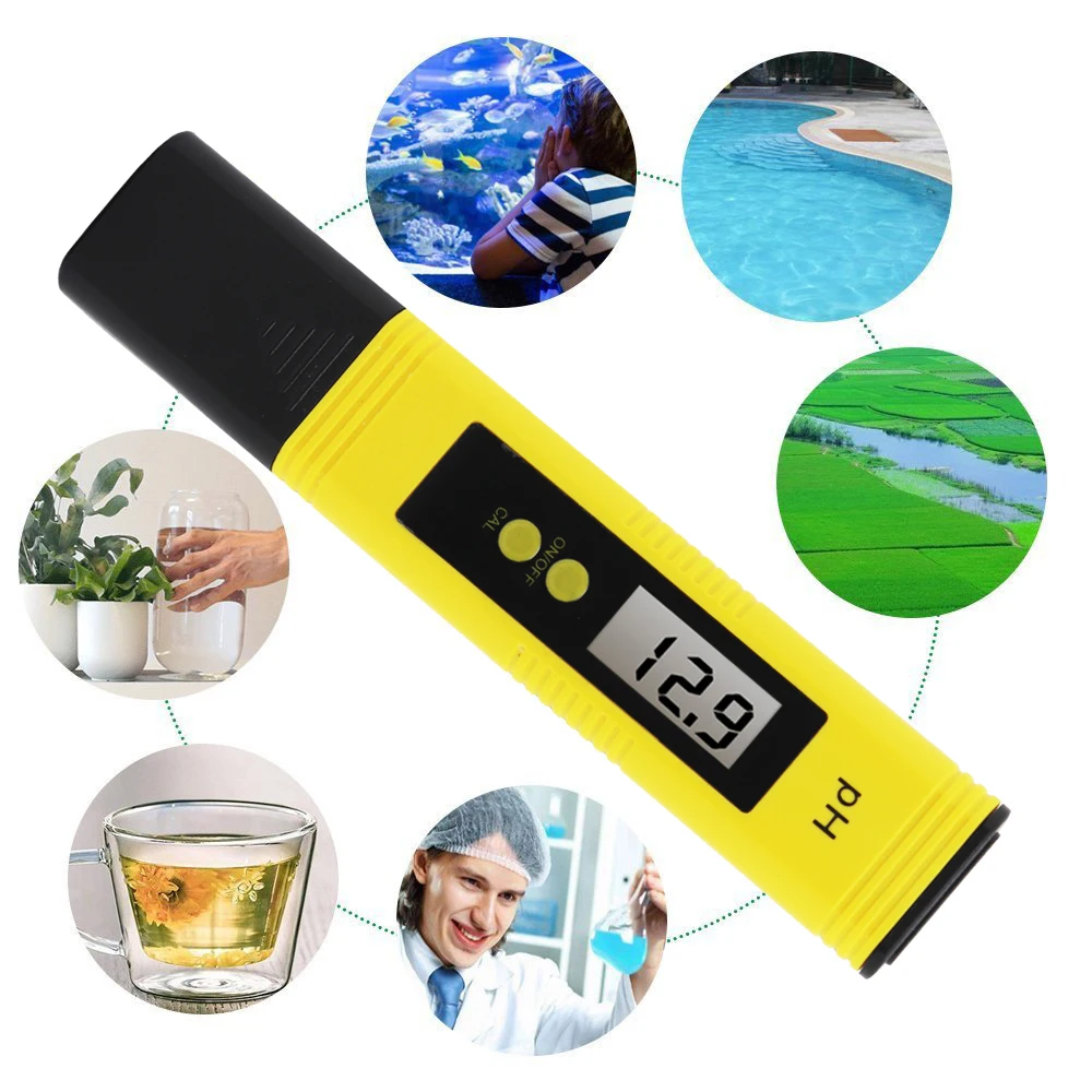 

Portable Digital LCD PH Meter 0.01+TDS EC Pen Aquarium Pool Water Wine Quality Tester Automatic Calibration Hydroponic Tools