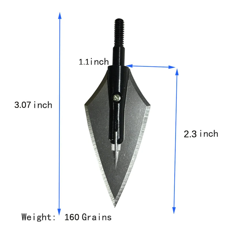 3/6/12 шт. наконечники для стрельбы из лука охотничьи нержавеющей стали блочный лук