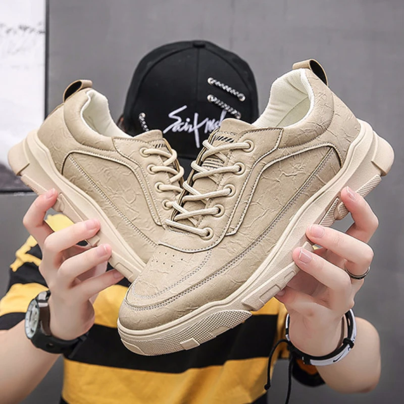 

Fashion Men Winter Comfortable Sneakers Outdoor Fur Lined Warm Snow Shoes Casual Botas men's autumn boots
