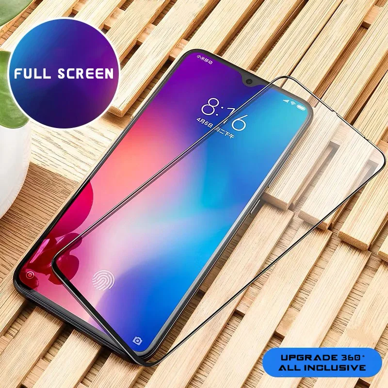 Полное покрытие из закаленного стекла для xiaomi mi 9 9t se pro Защита экрана для xiaomi mi a3 8 a2 a1 lite mi x 3 стеклянная пленка